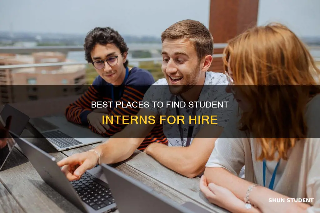 where to find student intern for hire