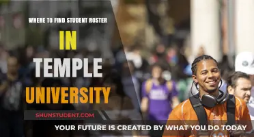 Temple University: Student Roster Access Guide