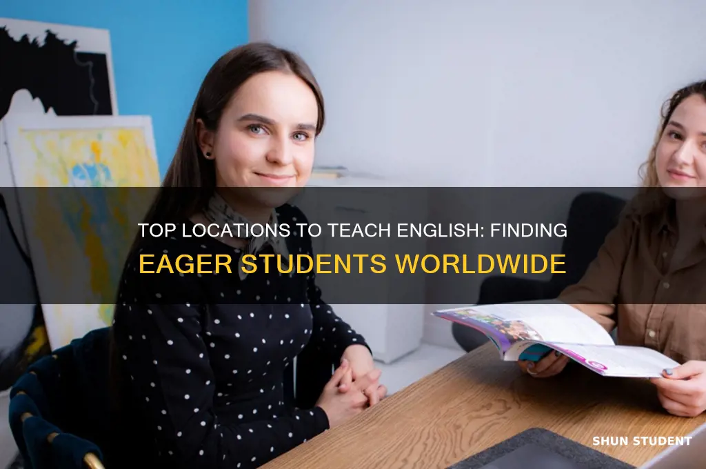 where to find students to teach english