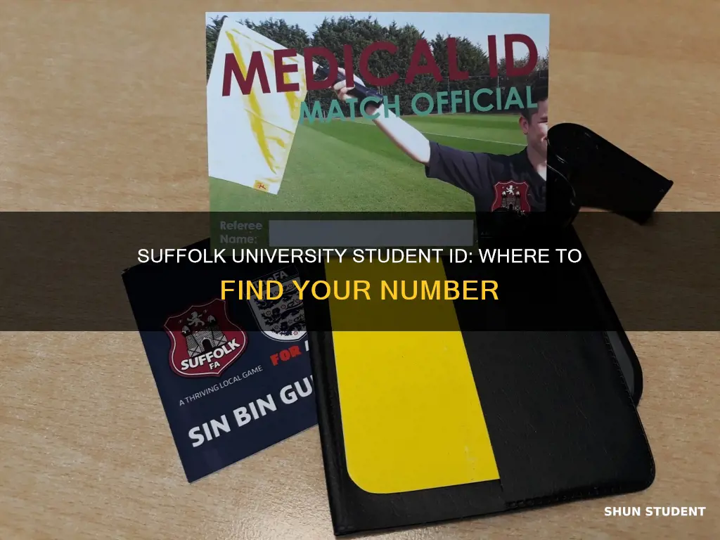 where to find suffolk university student id number