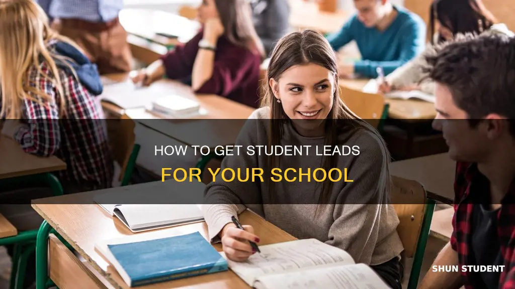 where to get education college university students leads
