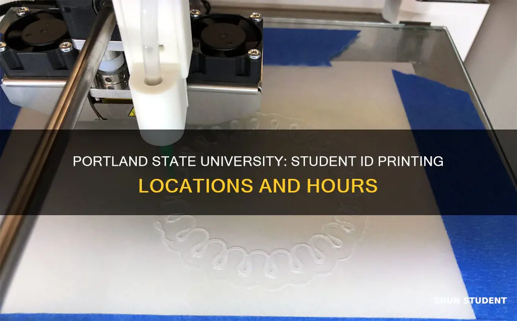 where to get new student id printed portland state university