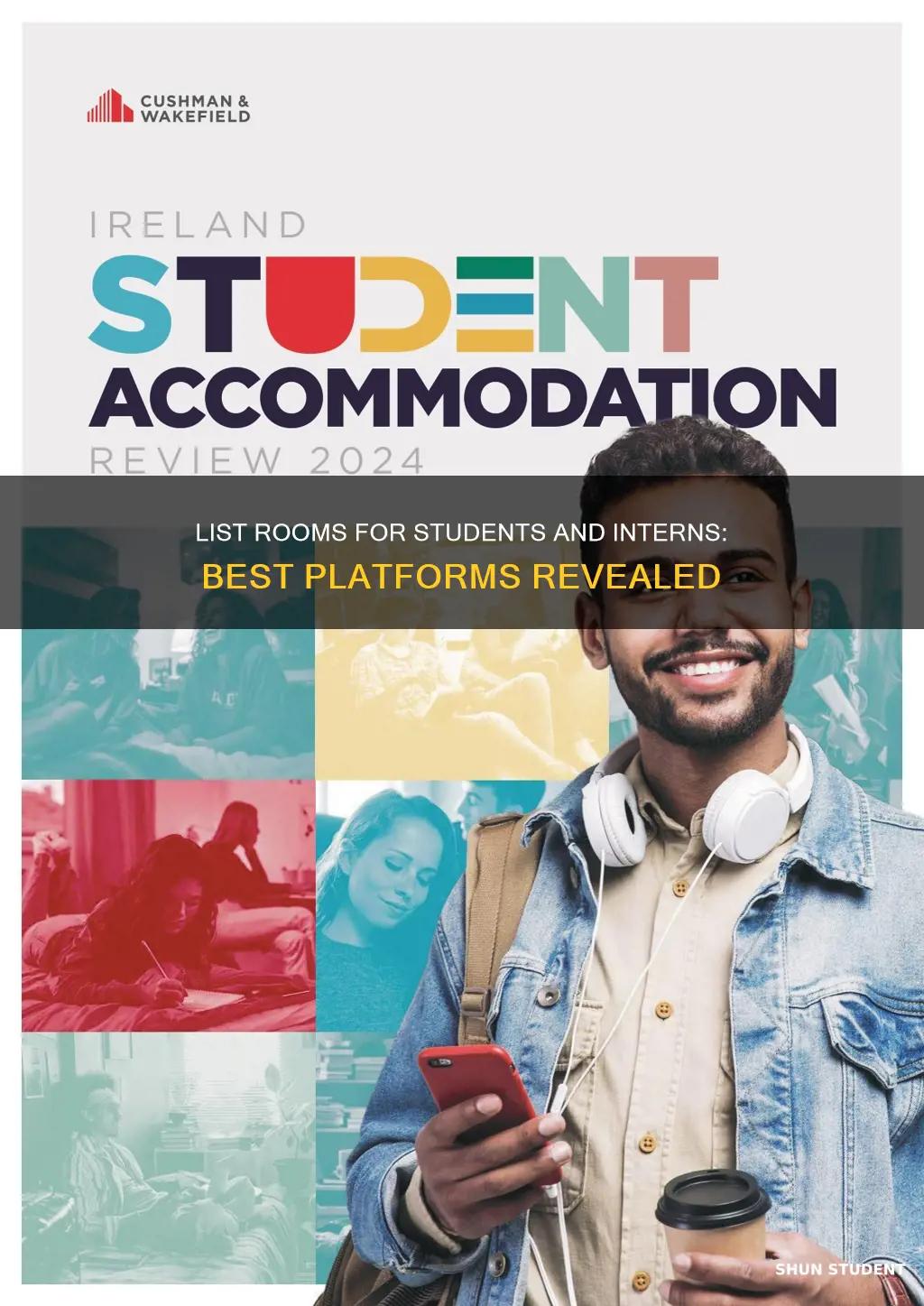 where to list aviable rooms for students and interns