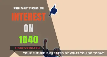 Where to Report Student Loan Interest on Your 1040 Form