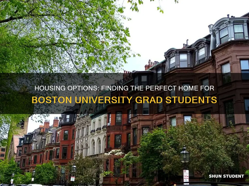 where to live boston university graduate student