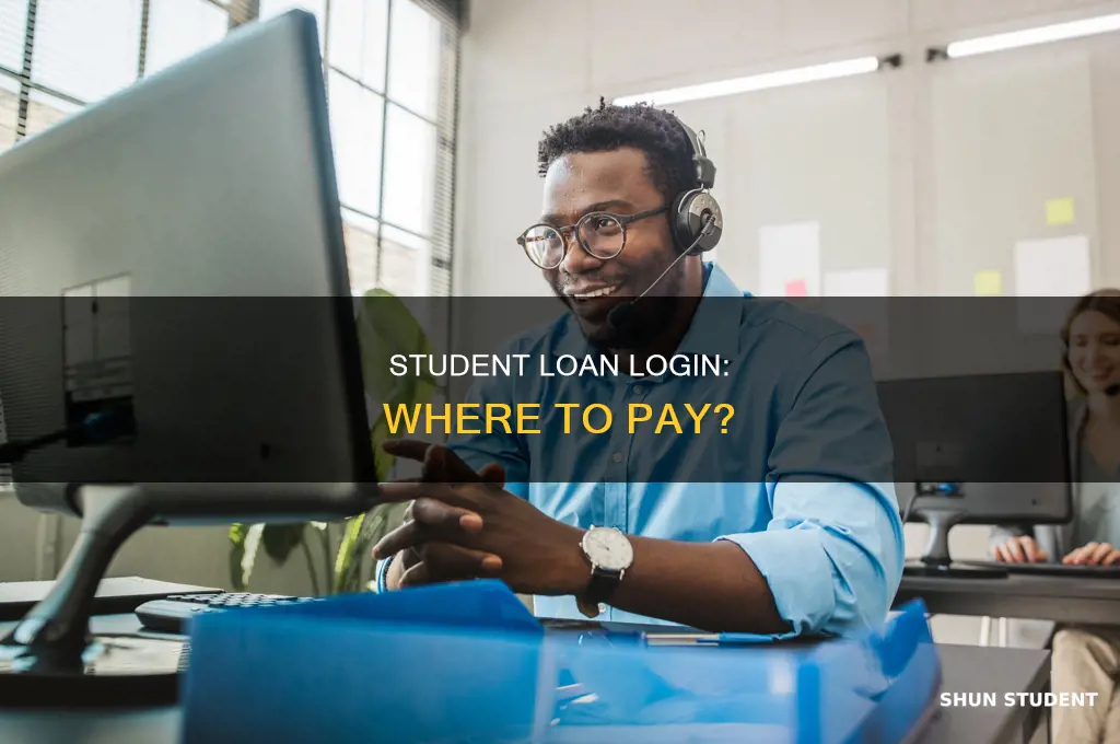 where to login to pay student loans