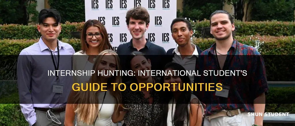 where to look for internships as international students