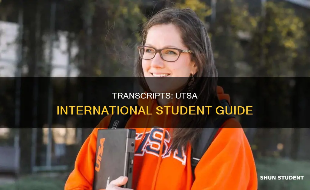 where to send transcripts to utsa international students
