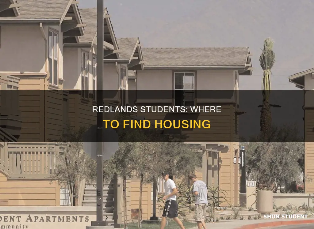where to university of redlands students find housing