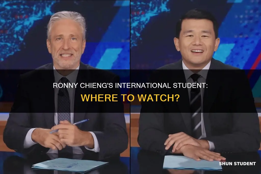 where to watch ronny chieng international student