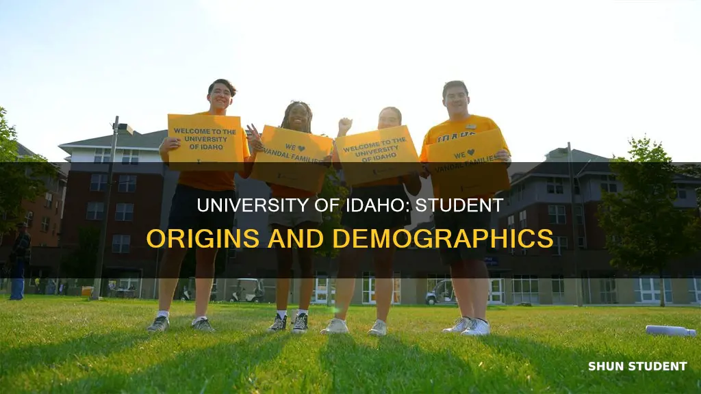where were the university of idaho students from