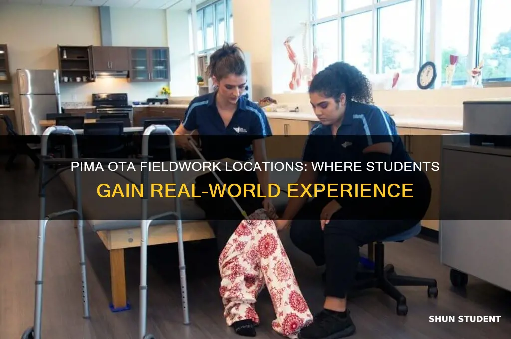 where will pima ota students do field work