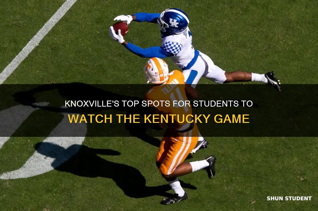 where will students watch kentucky game in knoxville