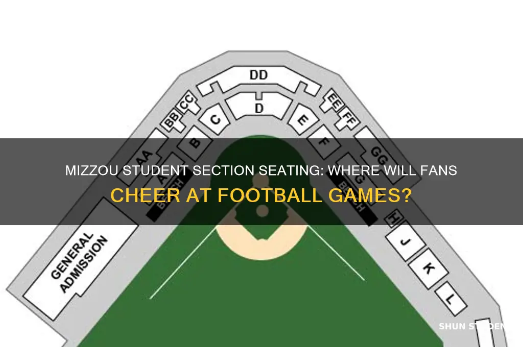 where will the mizzou student section sit af football games
