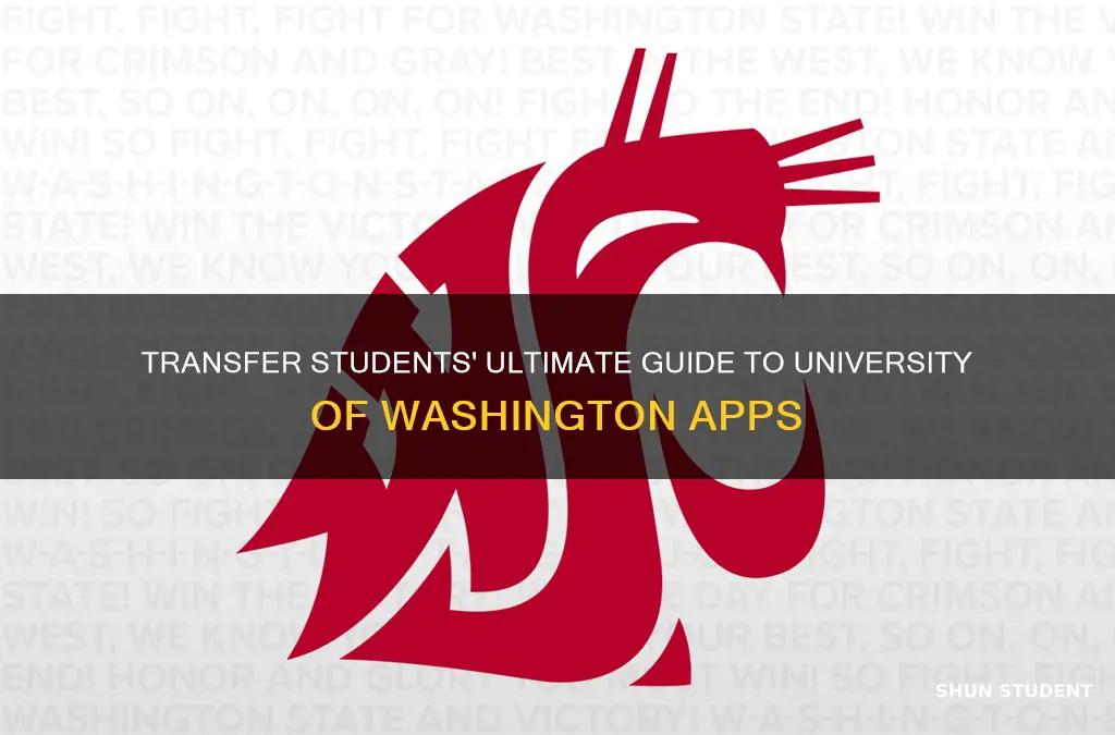 which application do transfer students use for university of washington