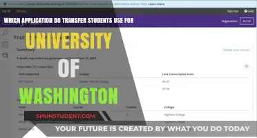 Transfer Students: UW Application Process