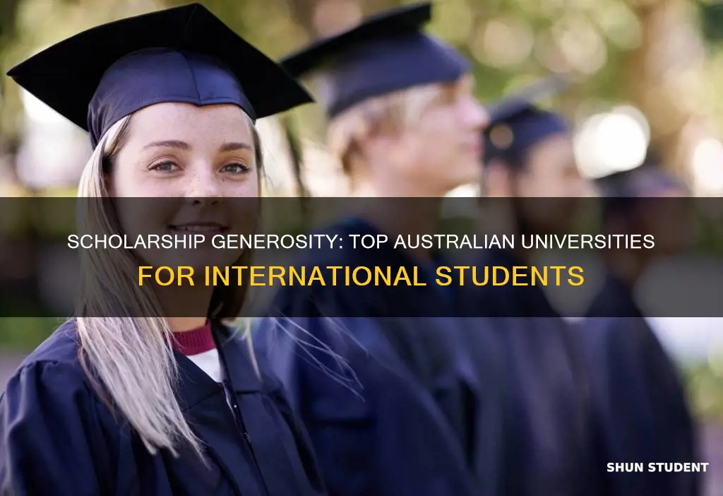 which australian university gives the most scholarship to international students