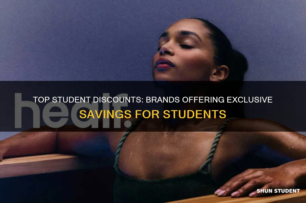 which brands give student discount