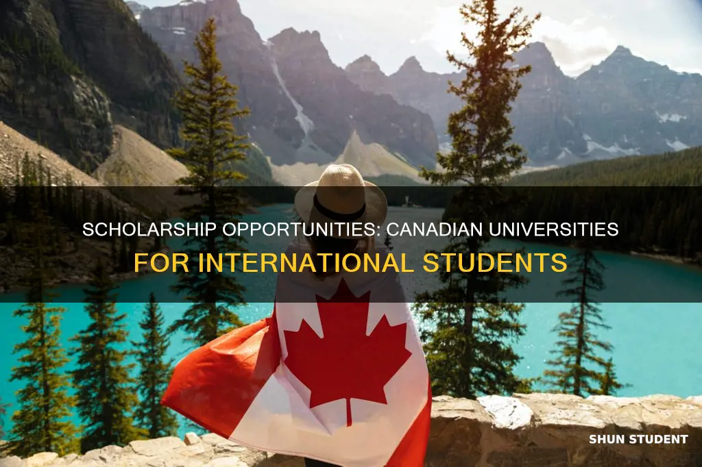 which canadian universities offer scholarships for international students