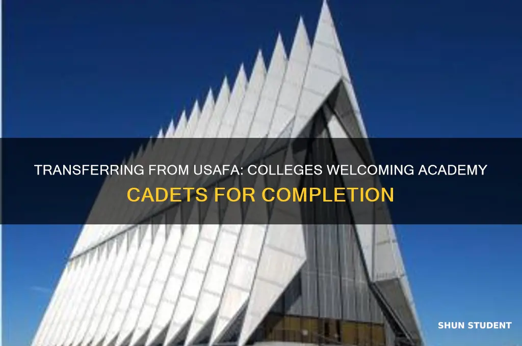 which college will accept usafa transfer student