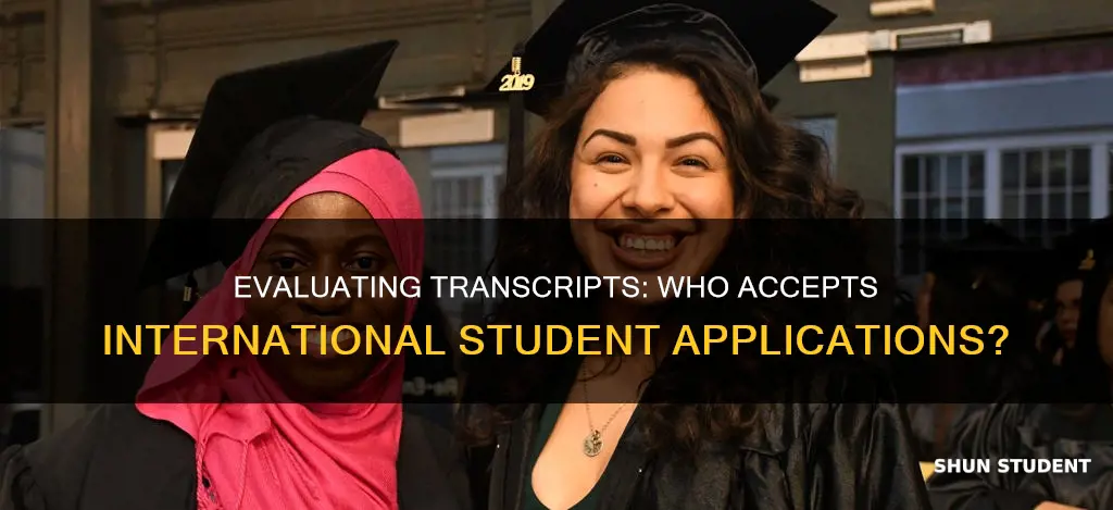 which companies evaluate transcripts for international students
