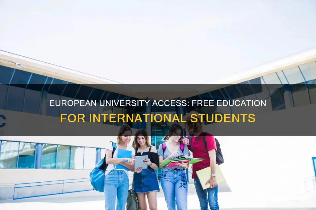 which countries in europe have free university for international students