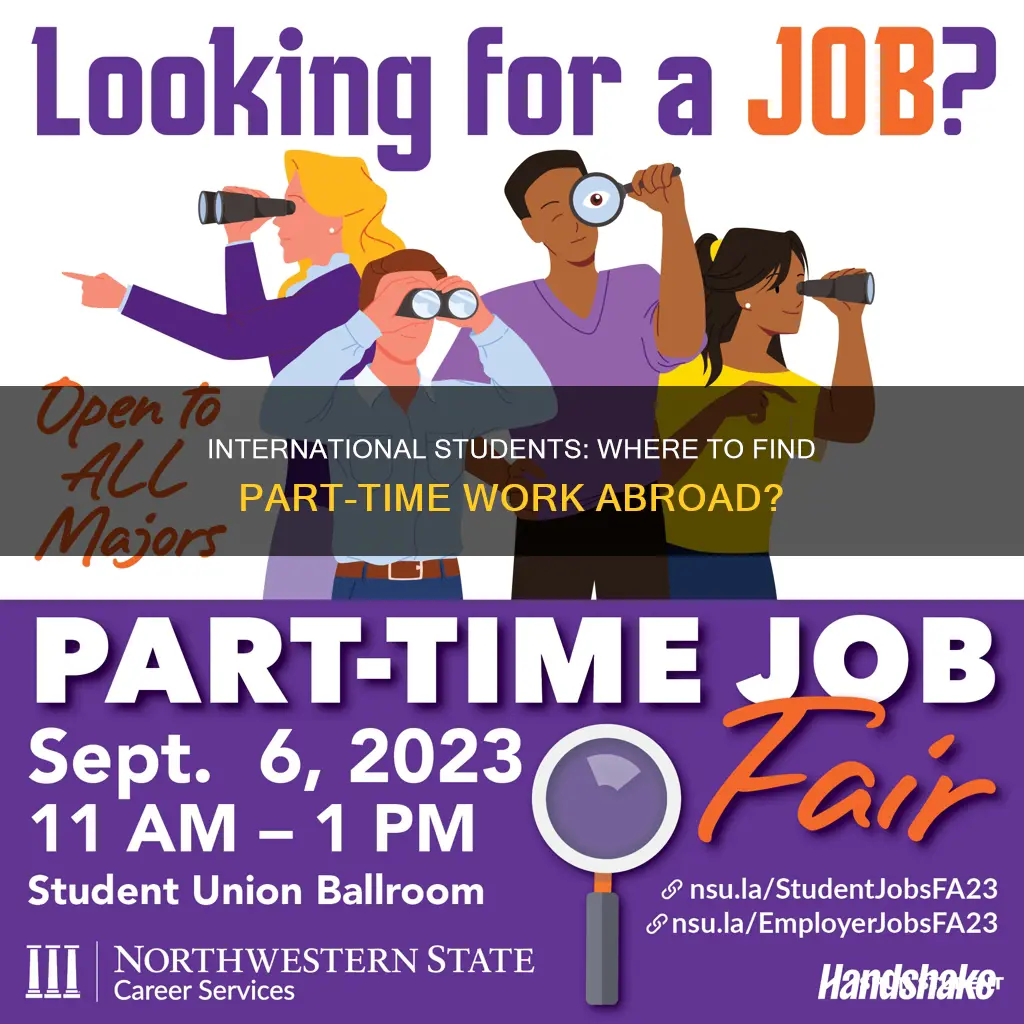 which country allow international students parttime job