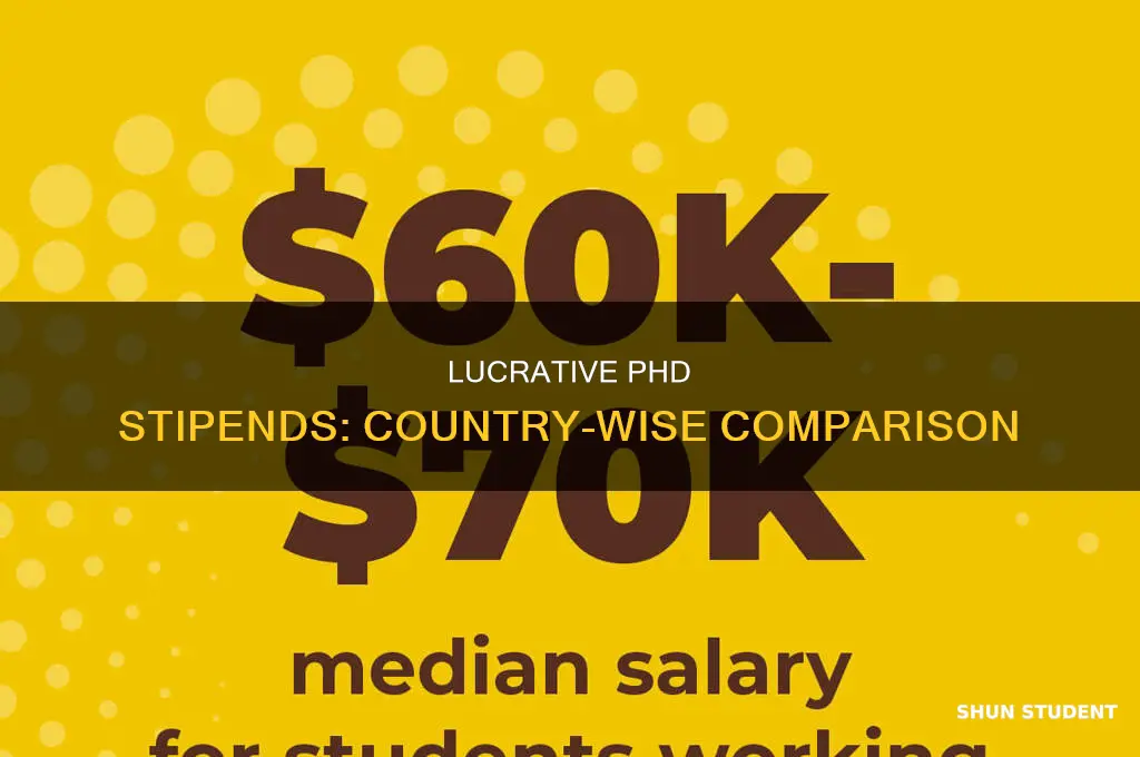 which country pays highest salary to phd students