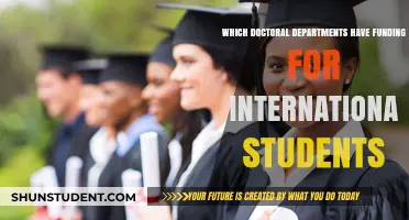 Doctoral Funding: International Students' Departmental Guide