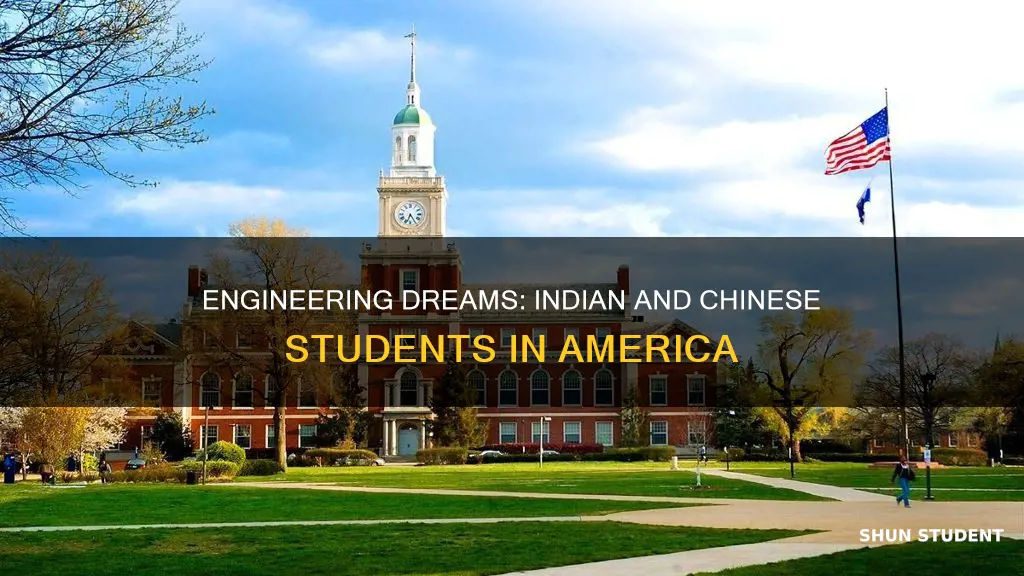 which enginnering universities indian chinese student attend in america