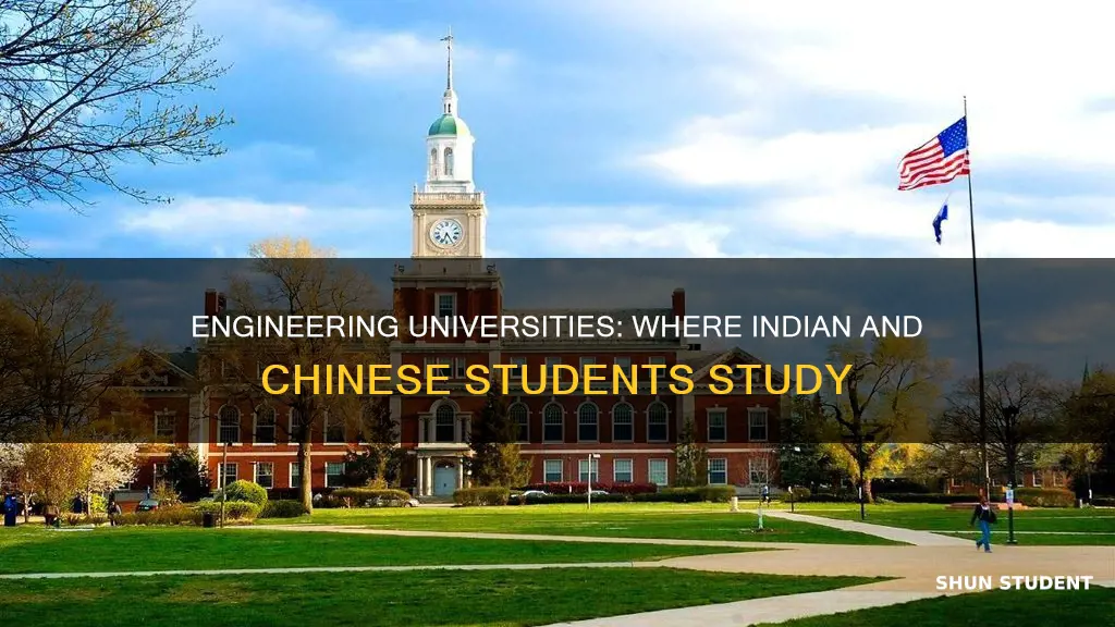 which enginnering universities indian chinese student attend quoro in america
