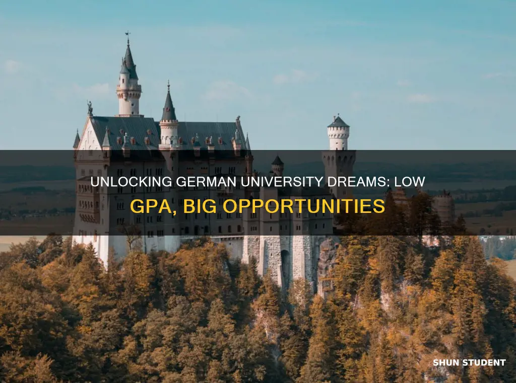 which german universities accept low gpa students