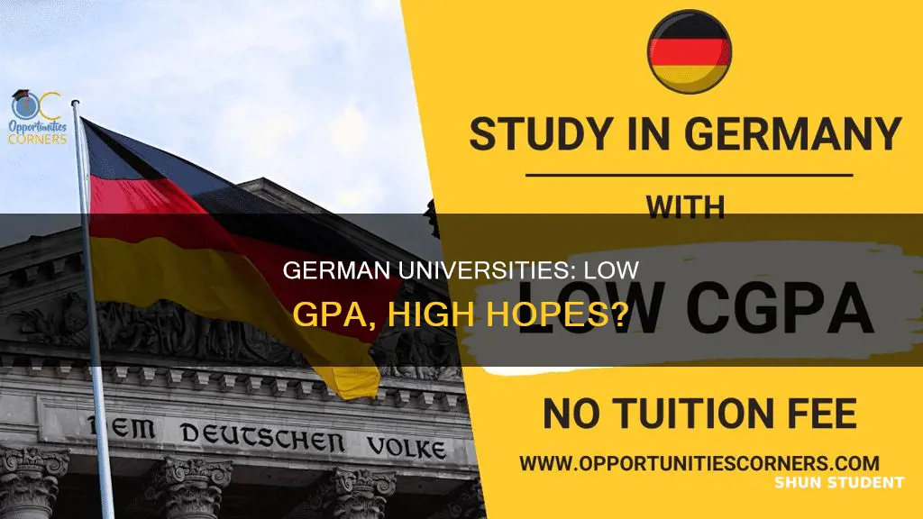 which german universities accept low gpa students