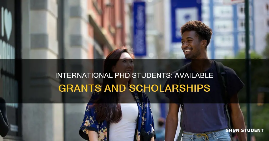 which grants can international phd students apply to