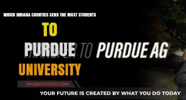 Indiana's Top County Contributors to Purdue's Student Body