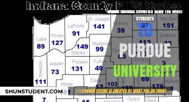 Indiana Counties Sending Most Students to Purdue University