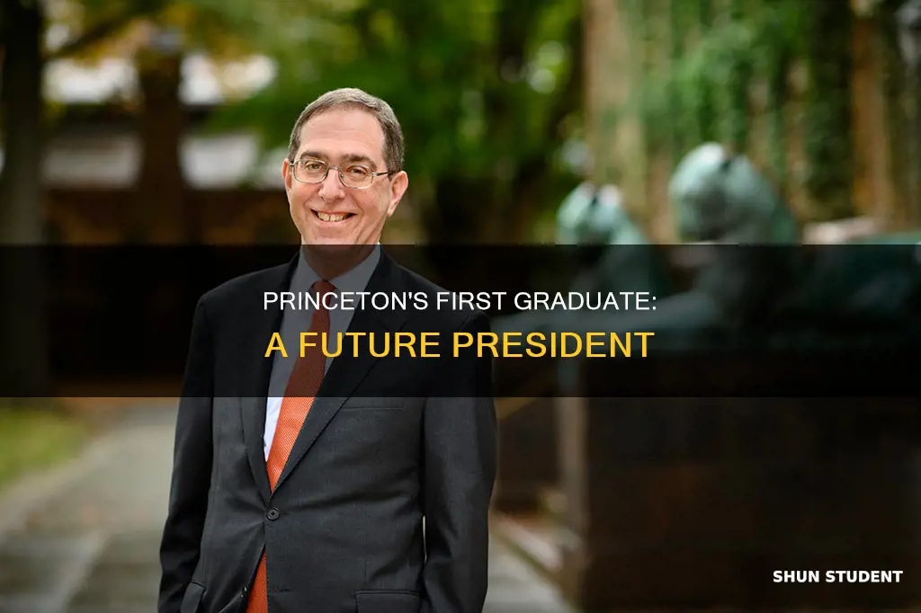 which president was princeton university first graduate student