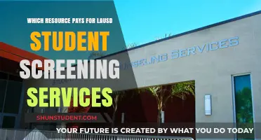 LAUSD Student Screening: Who Pays for It?