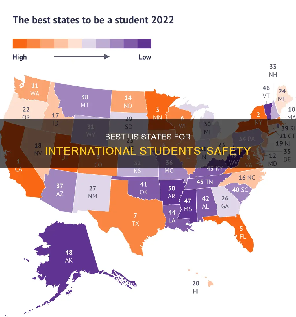 which state is safe for international students in usa