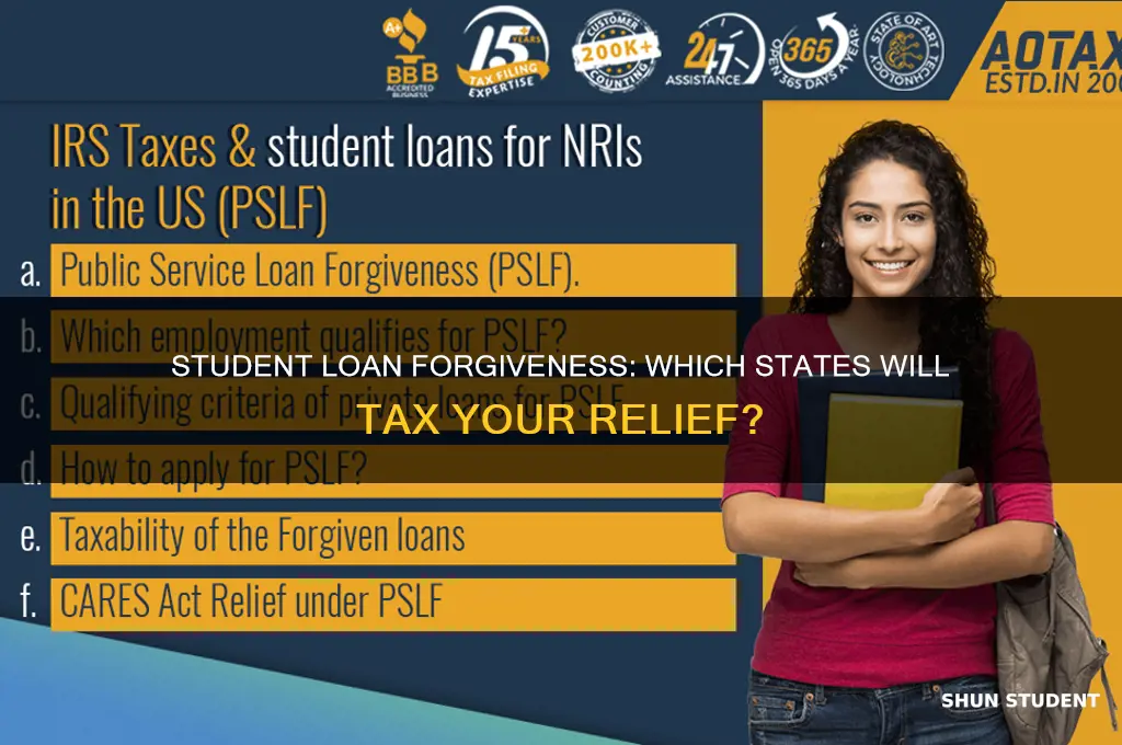which state will tax student loan forgiveness