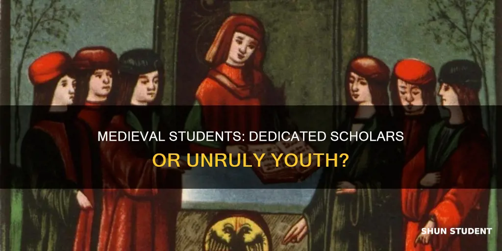 which statement best describes students in medieval universities