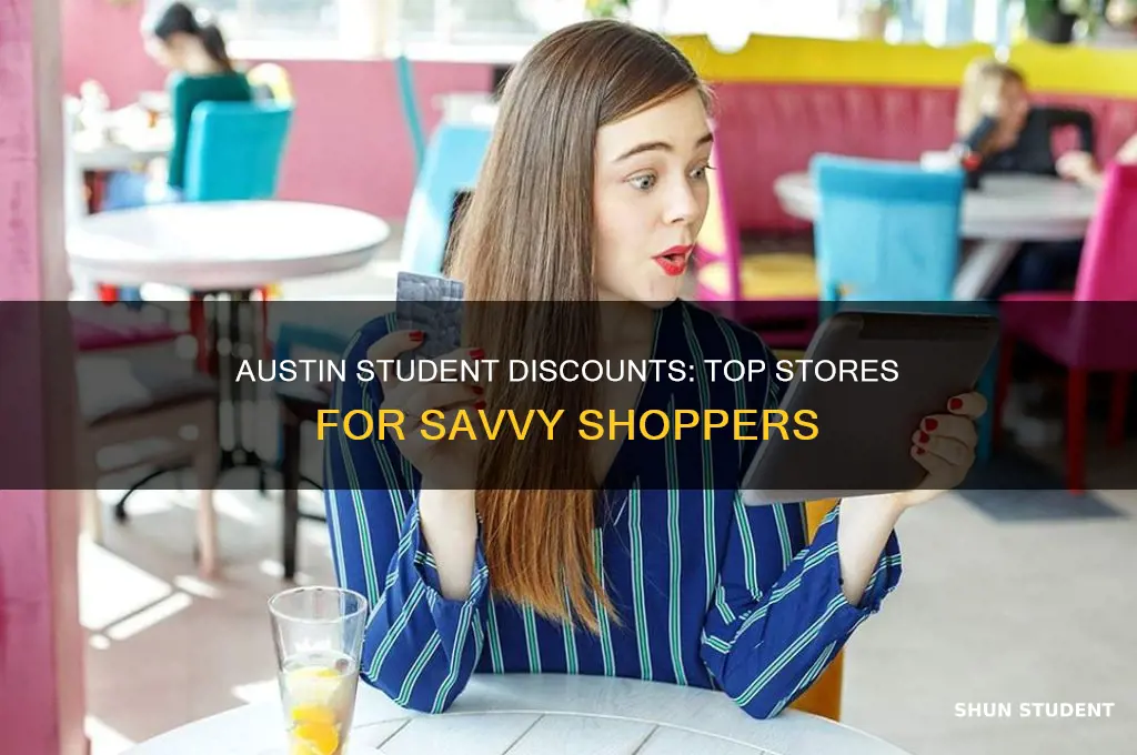 which stores have student discounts austin