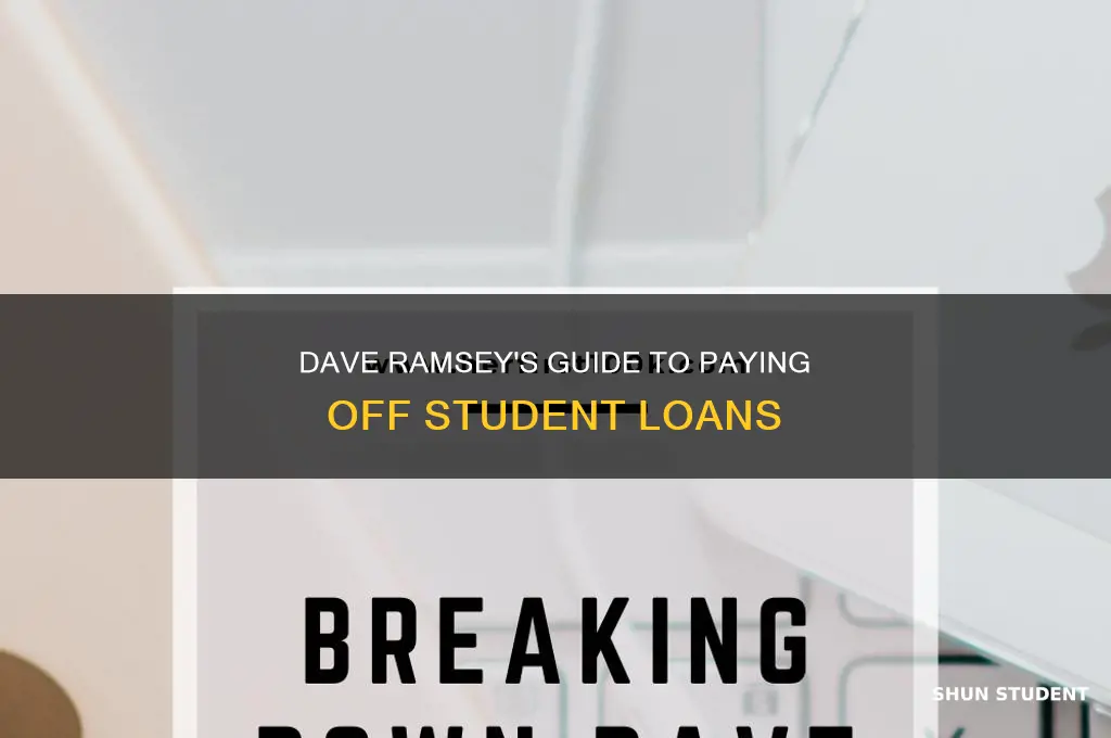 which student loans to pay off first dave ramsey