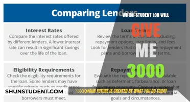 Finding the Right Student Loan to Secure Your $3,000 Funding