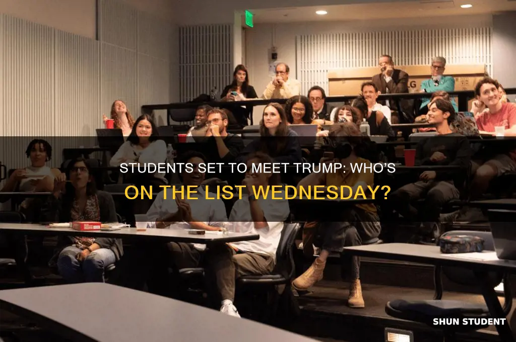 which students will meet with trump on wednesday