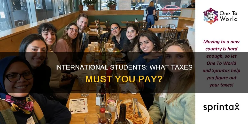 which taxes do international students have to pay