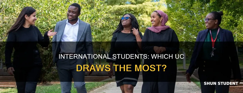 which uc has the most international students