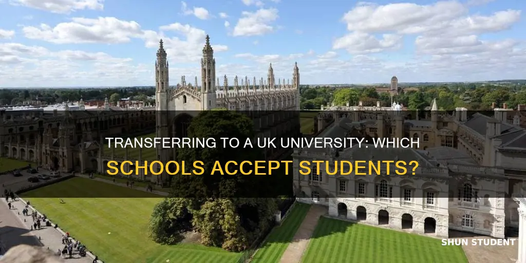 which uk universities accept transfer students