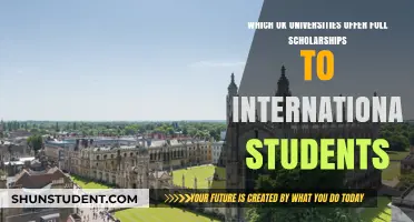 International Students: UK Universities with Full Scholarships