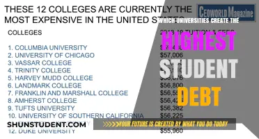 Student Debt: Which Universities Create the Most?